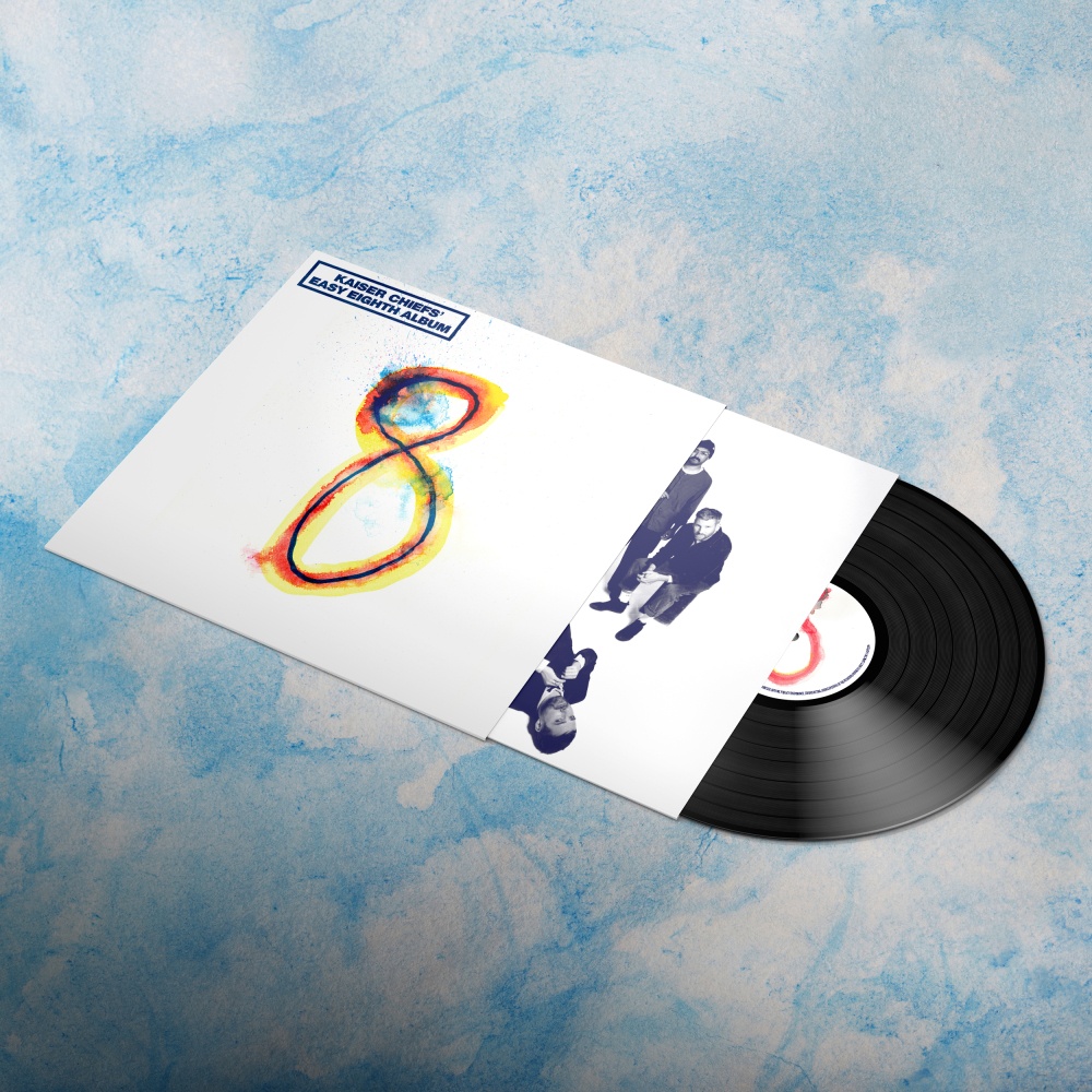 Easy Eighth Album Black Vinyl LP by Kaiser Chiefs