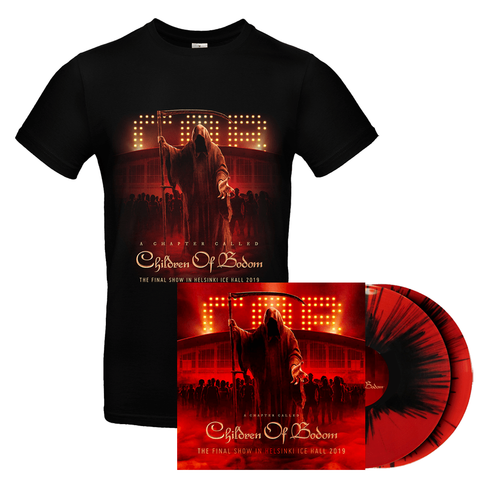 A Chapter Called Children of Bodom (Final Show in Helsinki Ice Hall 2019) Splatter Double Vinyl + T-Shirt by Children Of Bodom