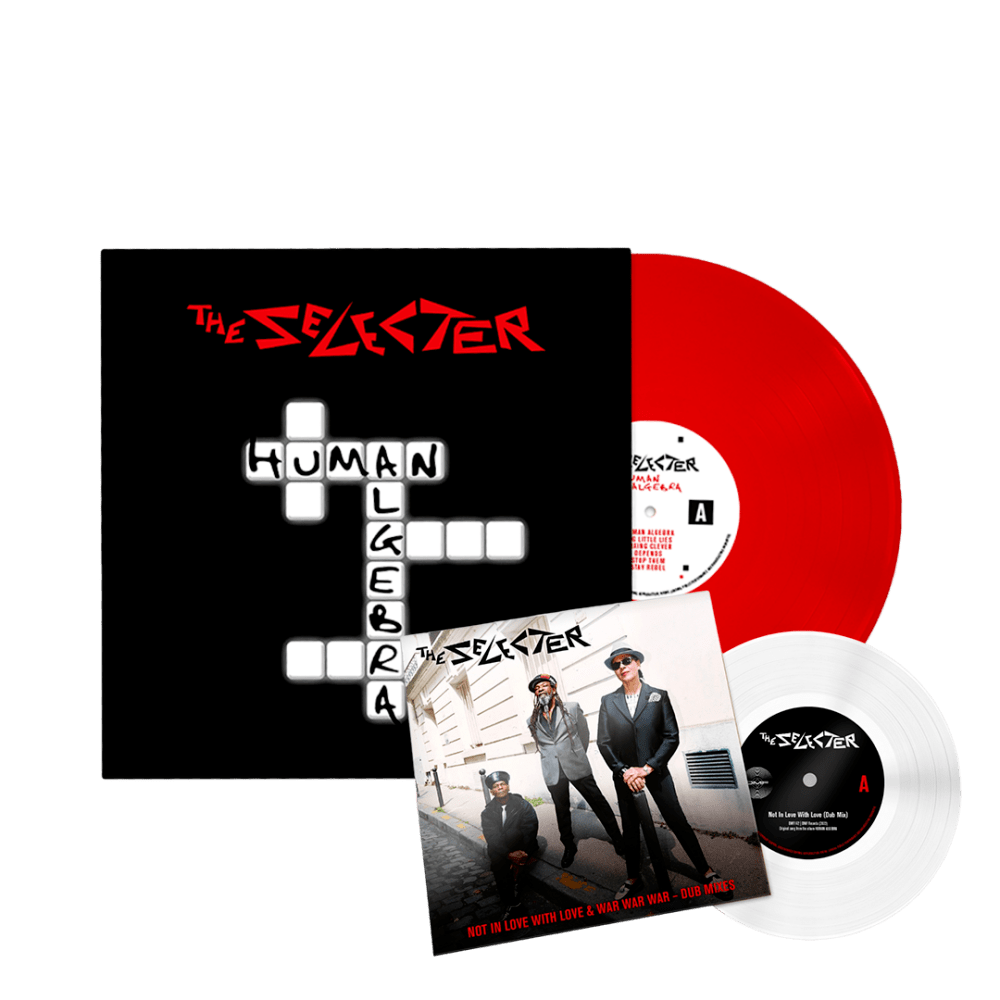 Not In Love With Love & War War War Dub Mixes + Human Algebra Red Vinyl by The Selecter