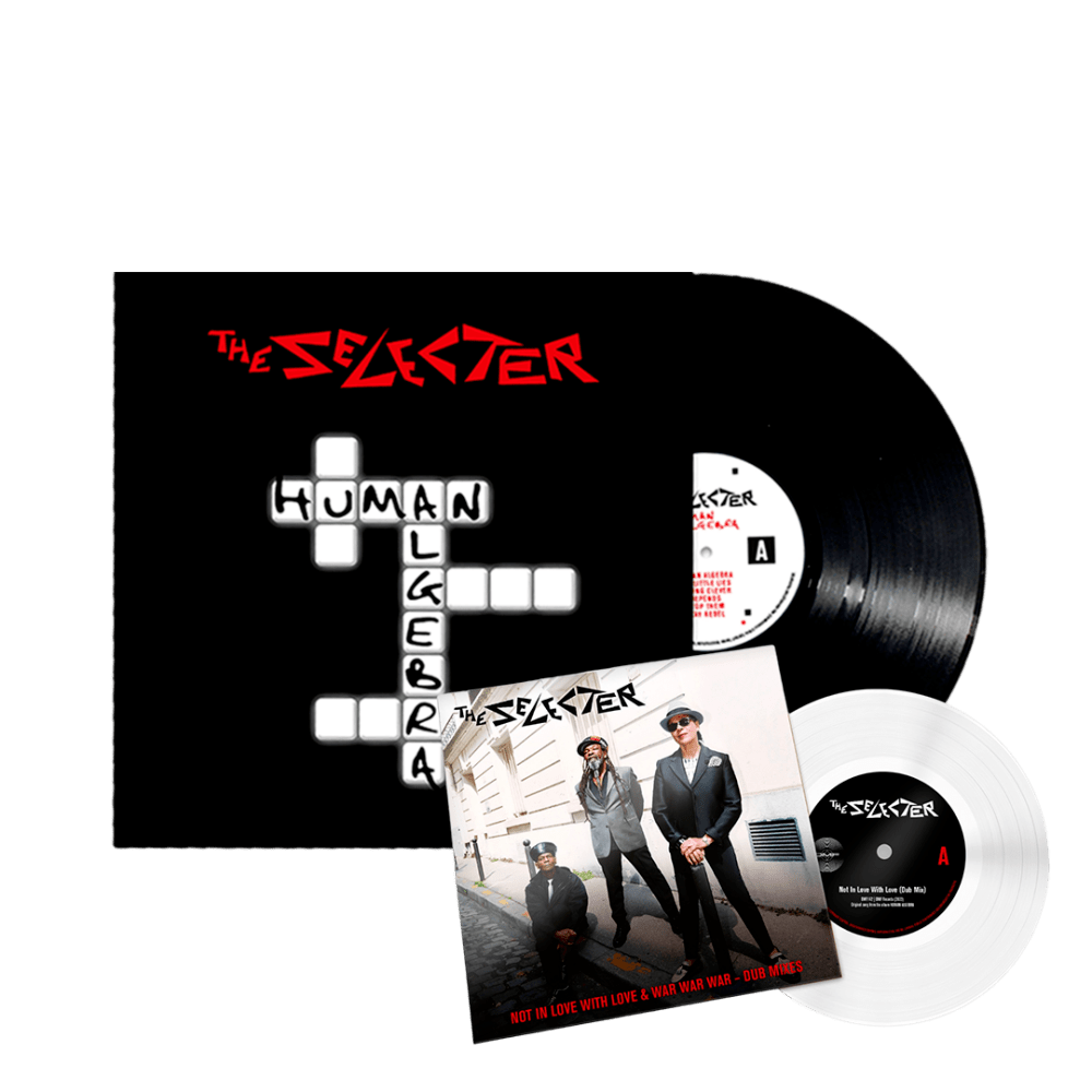 Not In Love With Love & War War War Dub Mixes + Human Algebra Black Vinyl by The Selecter