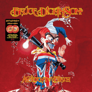 Accident of Birth Red & Yellow Splatter Double Vinyl by Bruce Dickinson