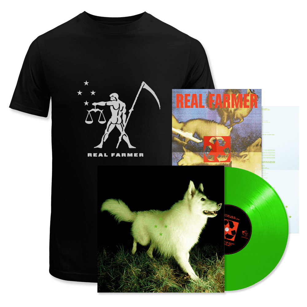 Compare What's There Green Vinyl LP + T-Shirt by Real Farmer