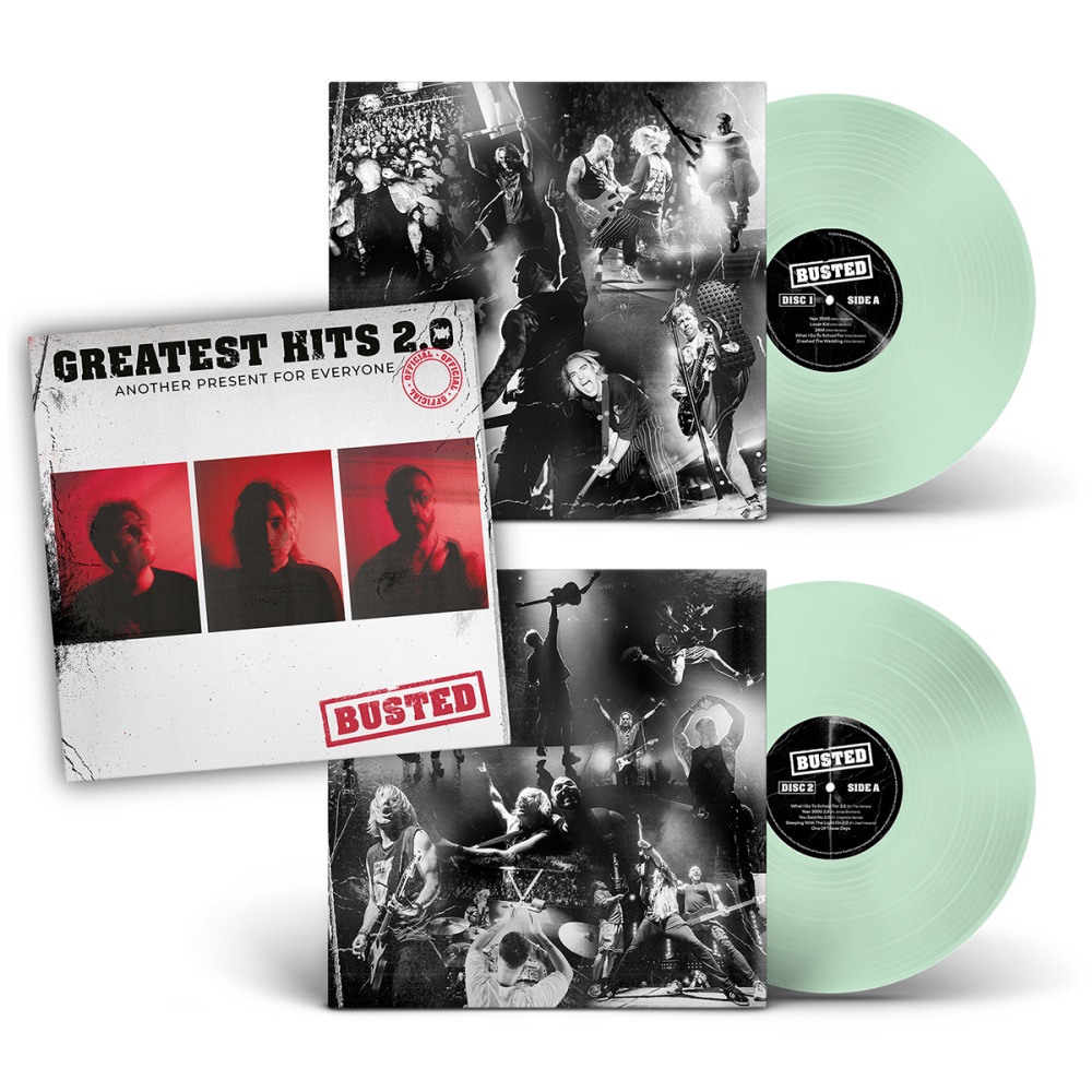 Greatest Hits 2.0 (Another Present For Everyone) Glow in the Dark Double Vinyl by Busted