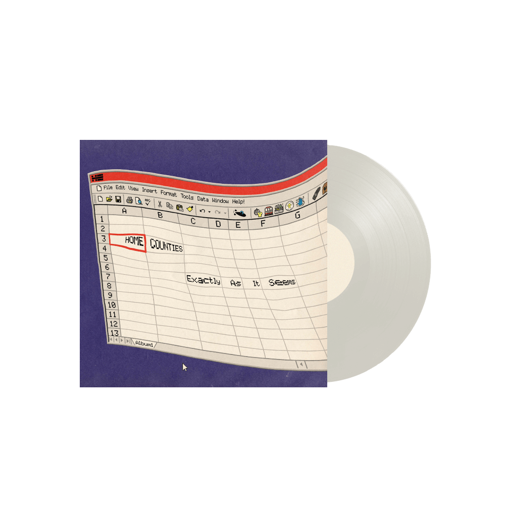 Exactly As It Seems Milky Clear Vinyl LP by Home Counties