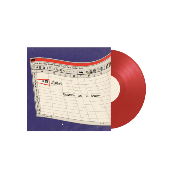 Exactly As It Seems Red Vinyl LP by Home Counties