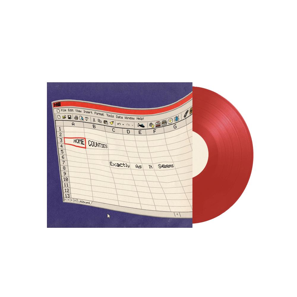 Exactly As It Seems Red Vinyl LP by Home Counties