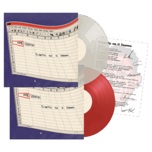 Exactly As It Seems Exclusive Red Vinyl LP + Milky Clear Vinyl LP by Home Counties