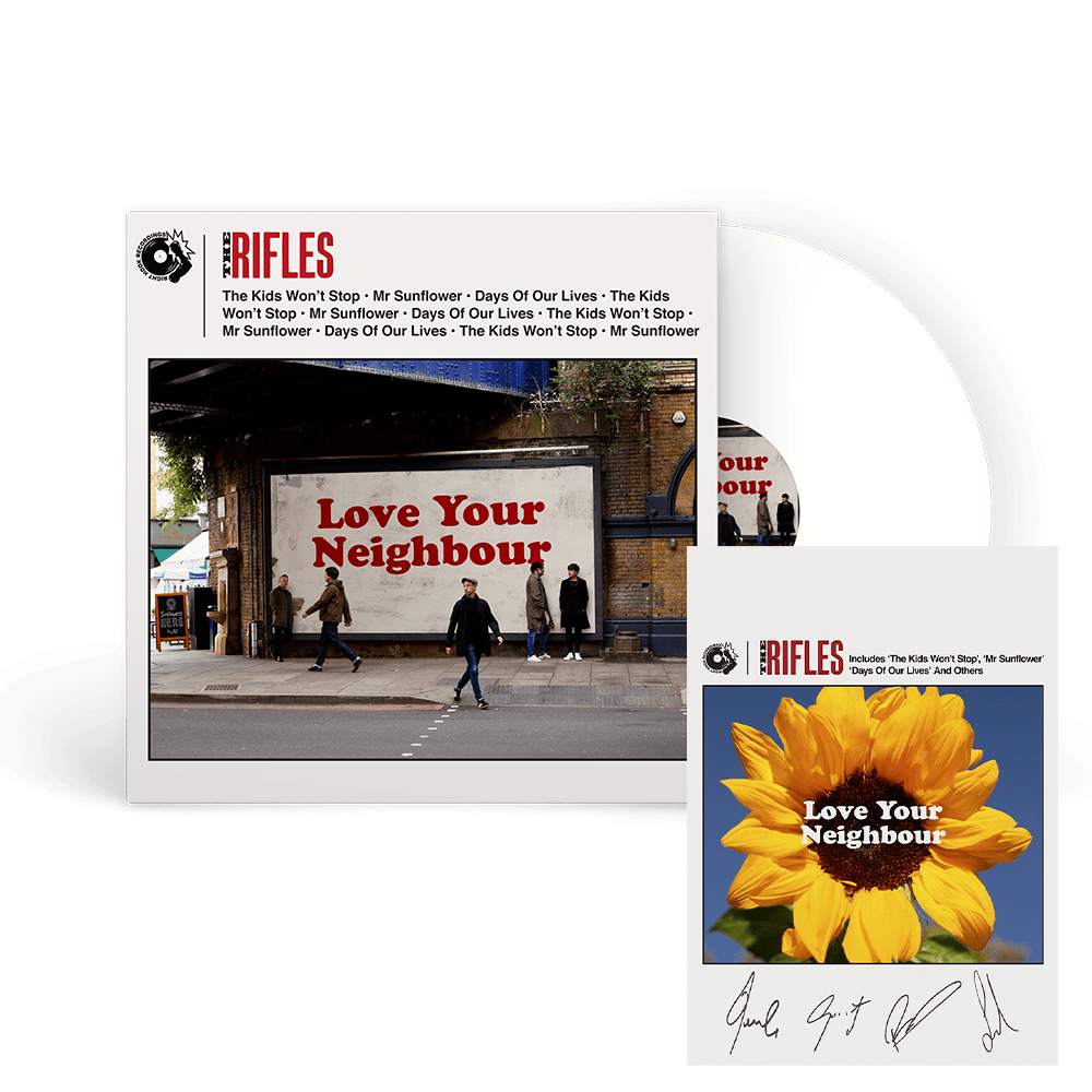 Love Your Neighbour White Vinyl by The Rifles