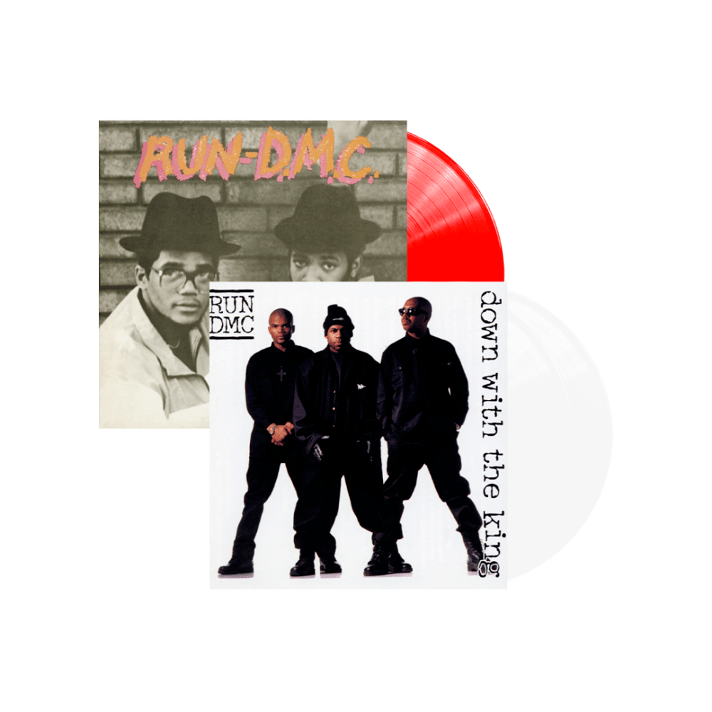Run-DMC Red Vinyl + Down With The King White Double Vinyl by Run-DMC