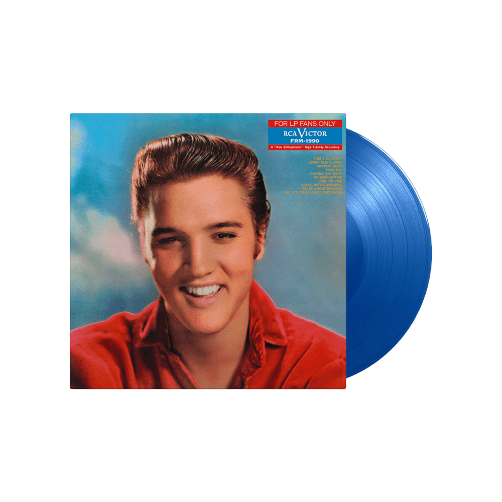 For LP Fans Only Translucent Blue Heavyweight Vinyl by Elvis Presley