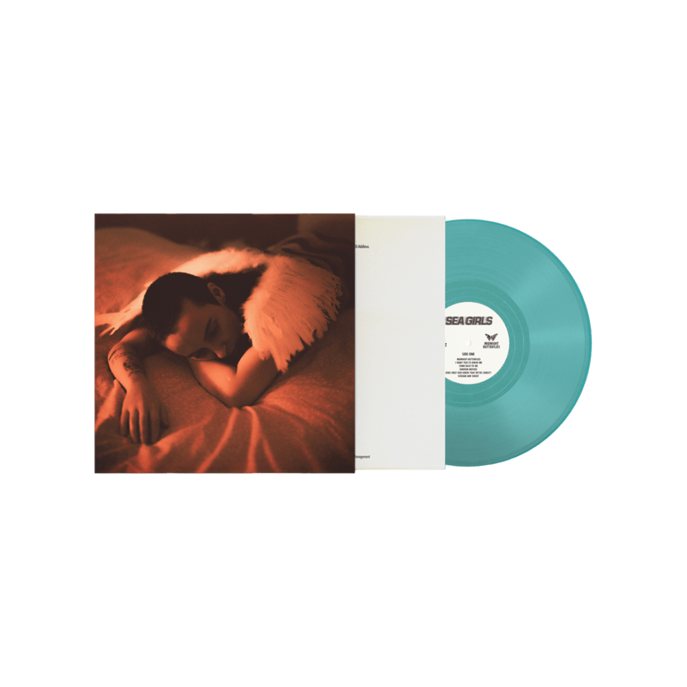 Midnight Butterflies Transparent Petrol Coloured Vinyl by Sea Girls