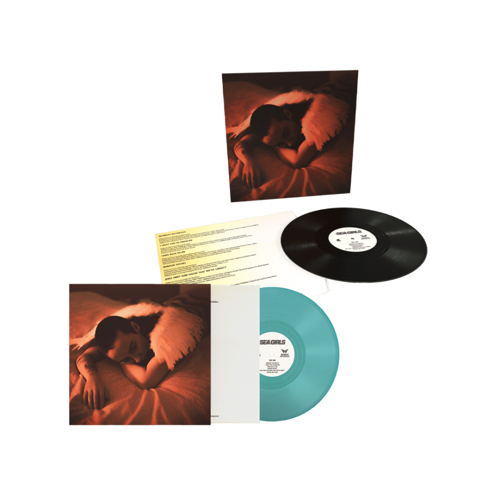 Midnight Butterflies Petrol Coloured + Black Vinyl by Sea Girls