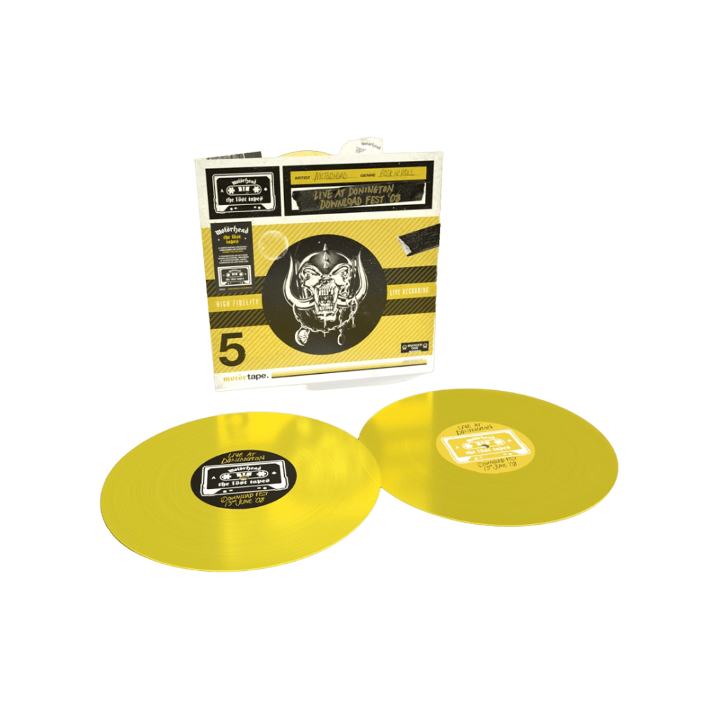 The Lost Tapes Vol.5 (Live at Donington, Download Festival 2008) Yellow Double Vinyl by Mot��rhead