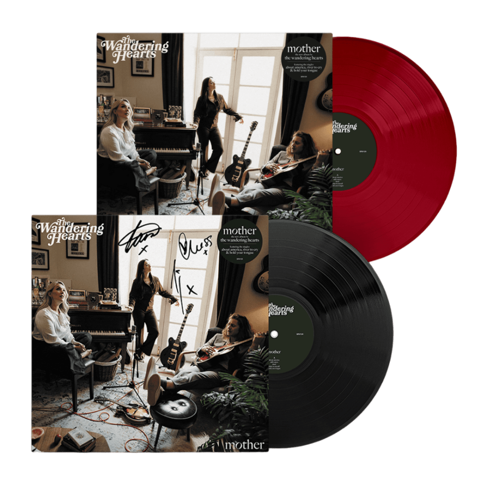 Mother Exclusive Red Vinyl + Black Vinyl (Signed) by The Wandering Hearts