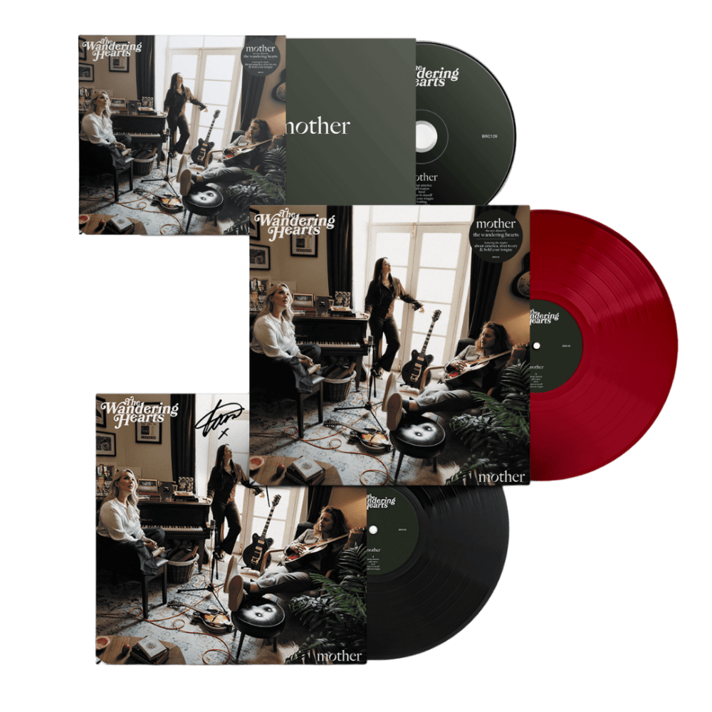 Mother CD + Exclusive Red Vinyl + Black Vinyl (Signed) by The Wandering Hearts