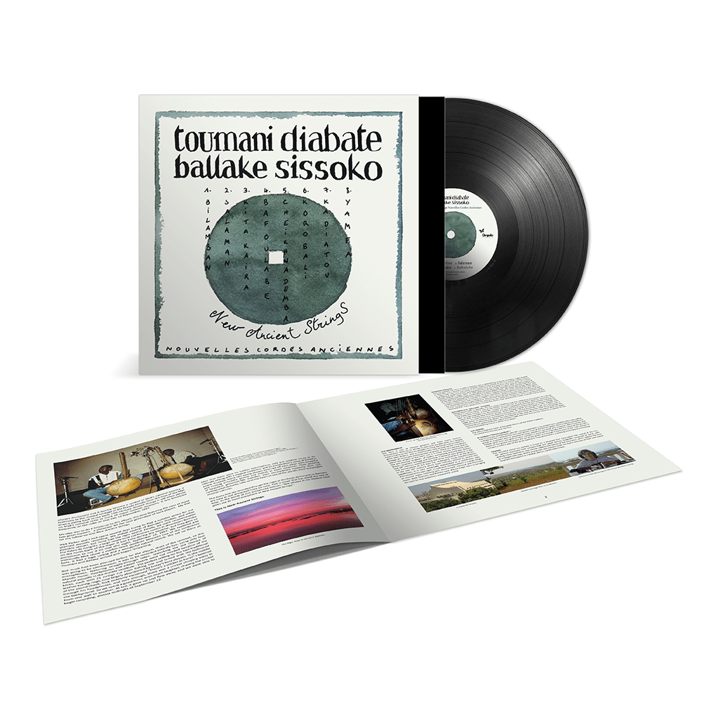 New Ancient Strings 25th Anniversary Edition Black Vinyl Vinyl by Toumani Diabate and Ballake Sissoko