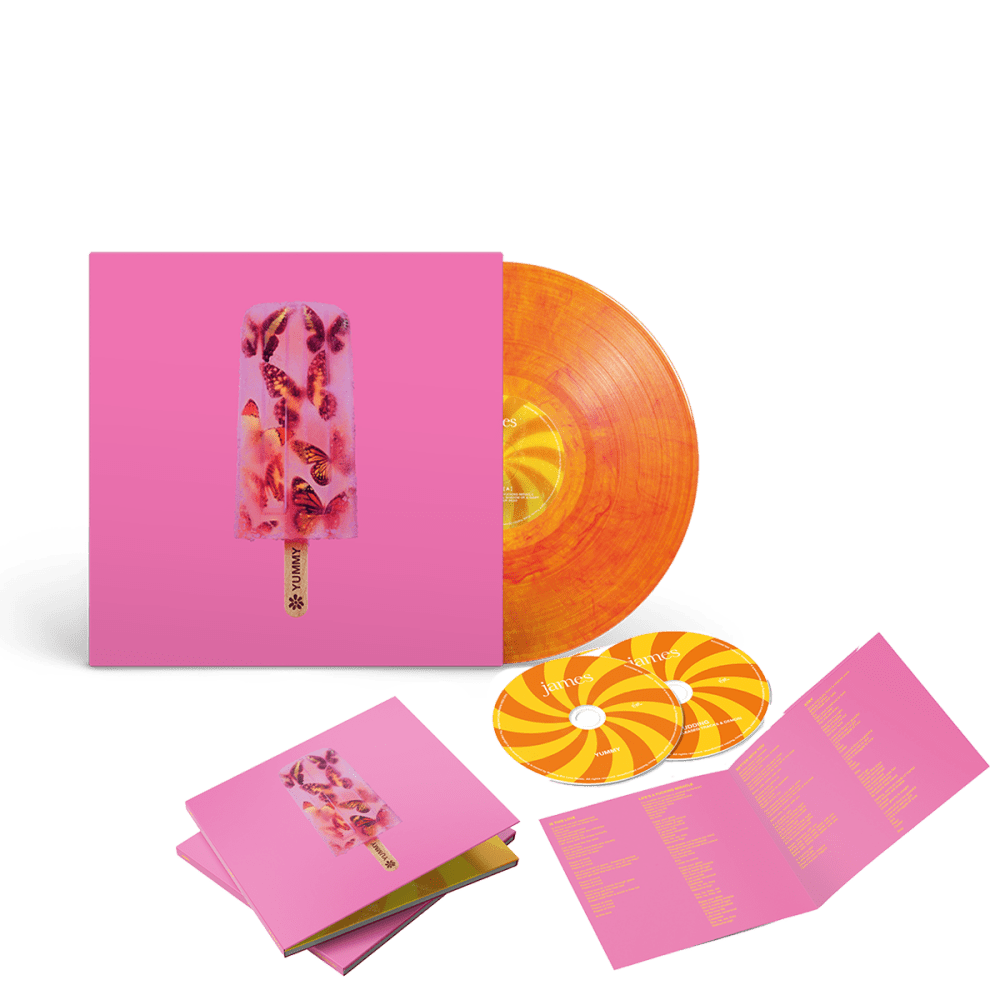 Yummy Coloured Vinyl + Deluxe 2CD by James