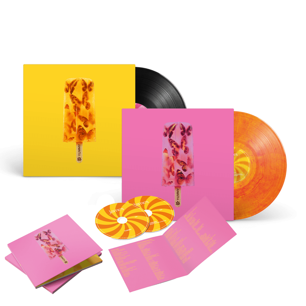 Yummy Coloured Vinyl + Black Vinyl + Deluxe 2CD by James