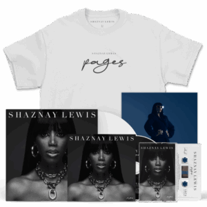 Pages White Vinyl + T-Shirt + CD + Cassette Bundle (Inc Signed Print) by Shaznay Lewis