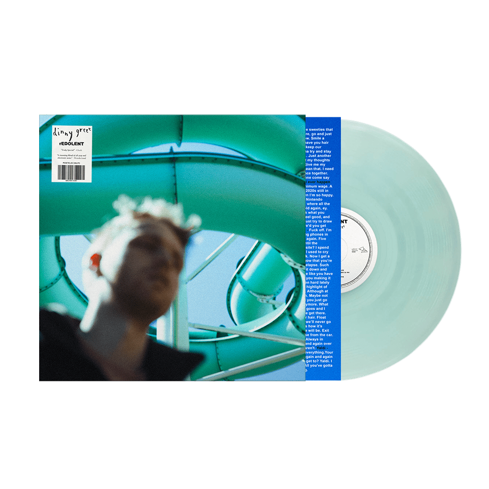 dinny greet Transparent Blue Vinyl by rEDOLENT