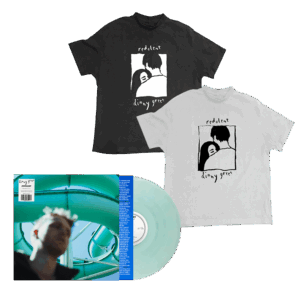 dinny greet Transparent Blue Vinyl + T-Shirt + 12" Print" by rEDOLENT