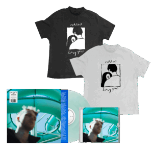 dinny greet Transparent Blue Vinyl + CD + T-Shirt + 12" Print" - rEDOLENT