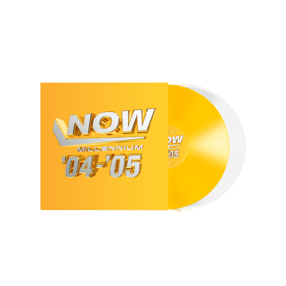 NOW - Millennium 2004 - 2005 Yellow & White Double Vinyl by Various Artists