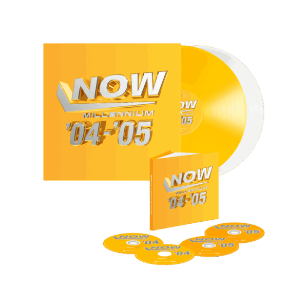 NOW - Millennium 2004 - 2005 Yellow & White Double Vinyl + Deluxe 4CD - Various Artists