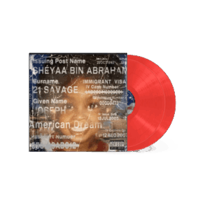 American Dream Red Double Vinyl by 21 Savage