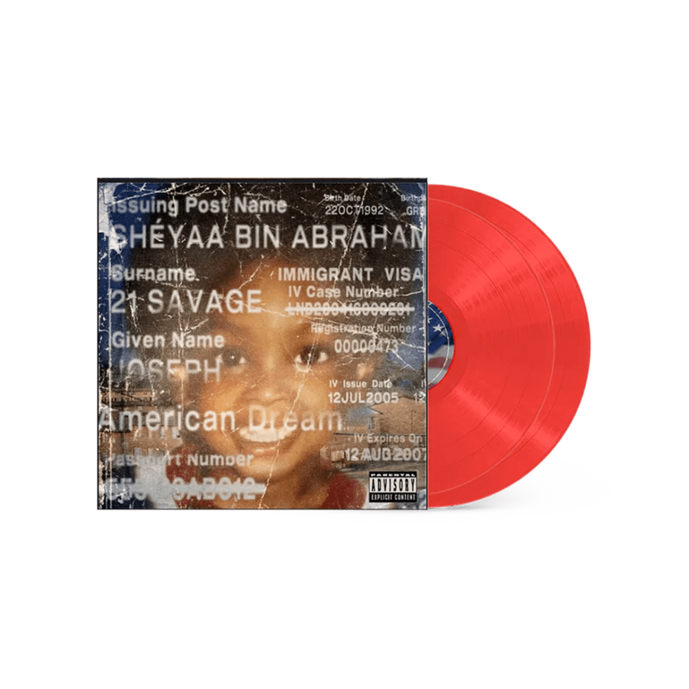 American Dream Red Double Vinyl by 21 Savage