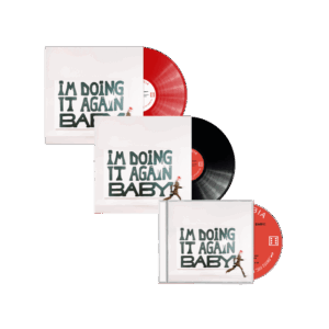 I'm Doing it Again Baby! Transparent Red + Black Vinyl + CD by Girl in Red