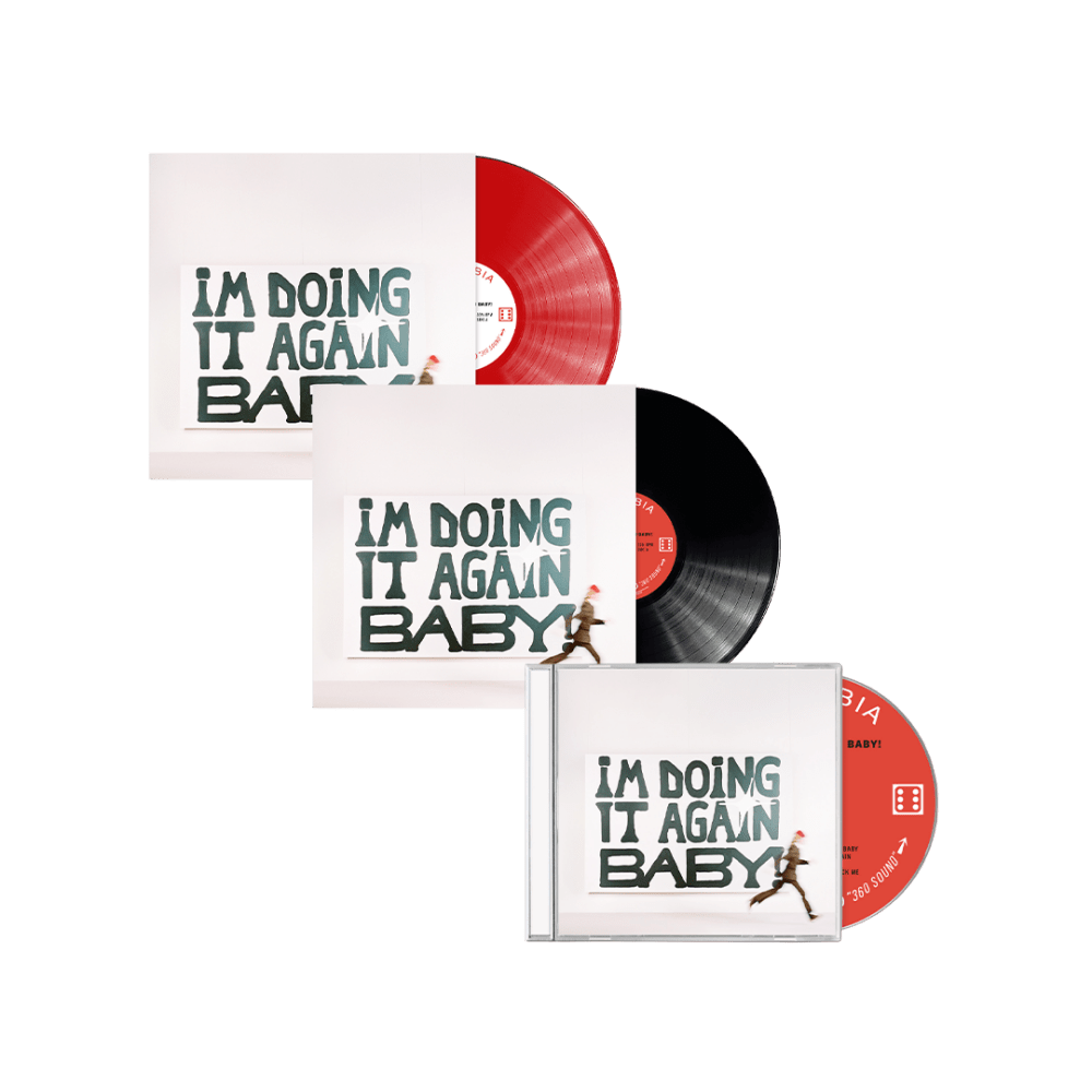 I'm Doing it Again Baby! Transparent Red + Black Vinyl + CD by Girl in Red