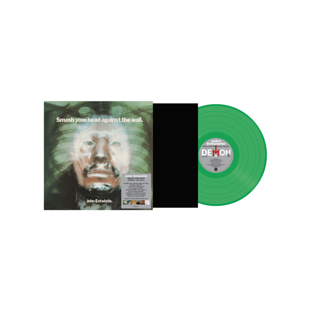 Smash Your Head Against The Wall Translucent Green Vinyl by John Entwistle