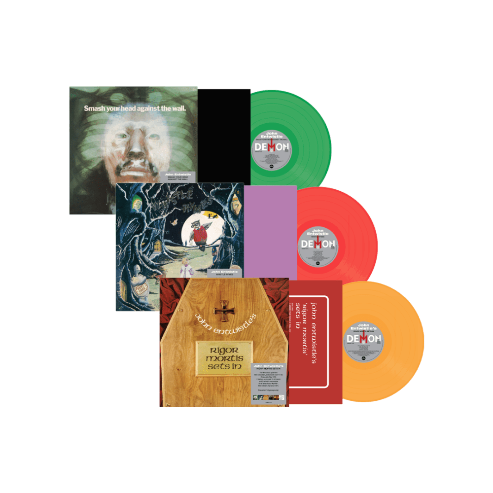Smash Your Head Against The Wall + Whistle Rymes + Rigor Mortis Sets In Coloured Vinyl by John Entwistle