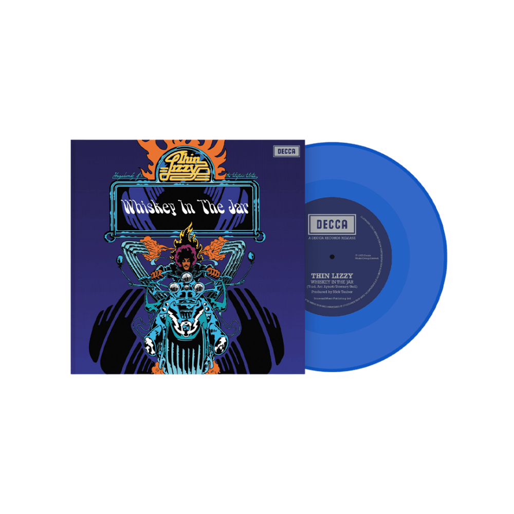 Whiskey In The Jar Blue 7 Inch Vinyl by Thin Lizzy