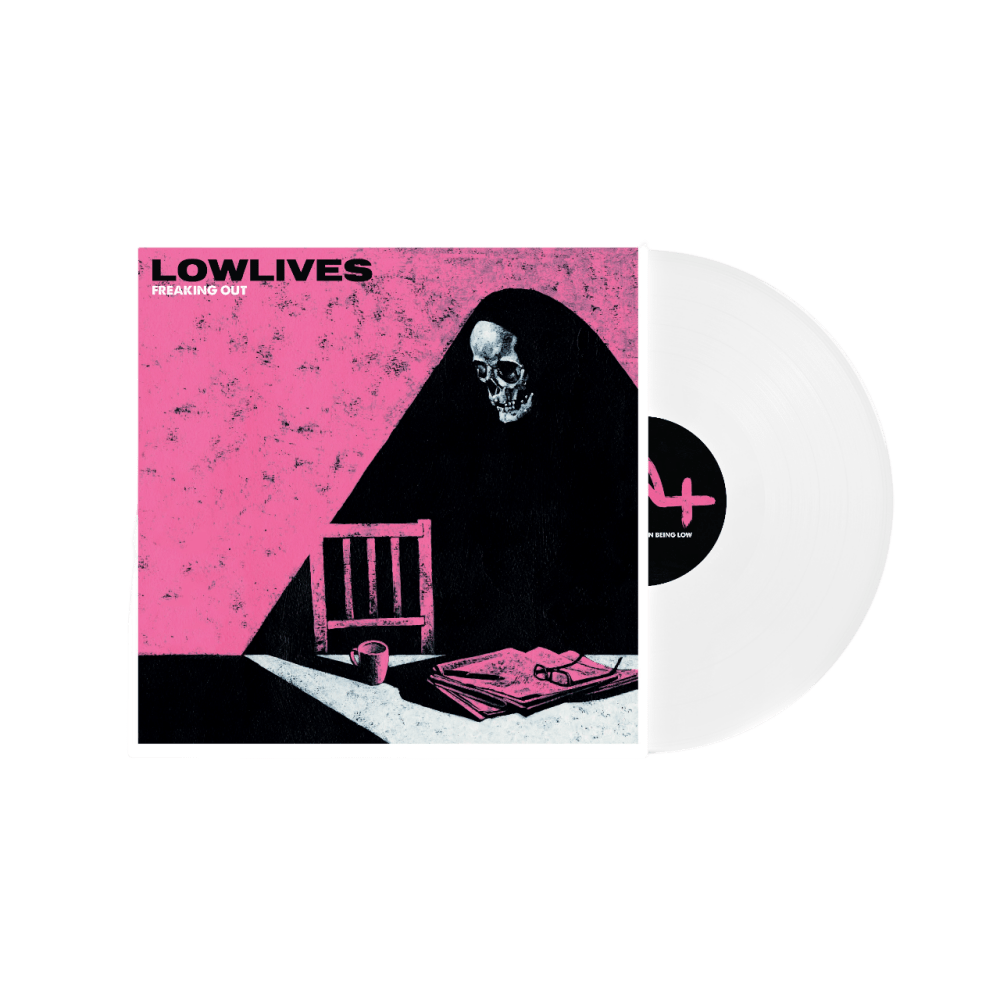 Freaking Out White Vinyl LP by LOWLIVES