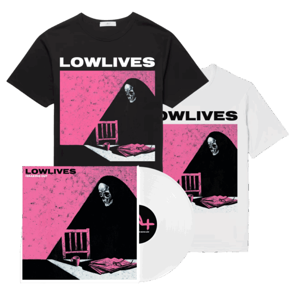 Freaking Out White Vinyl LP + T-Shirt by LOWLIVES