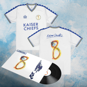 Kaiser Chiefs' Easy Eighth Album - Black Vinyl LP + Kaiser Chiefs x Admiral Easy Eighth Home Shirt by Kaiser Chiefs