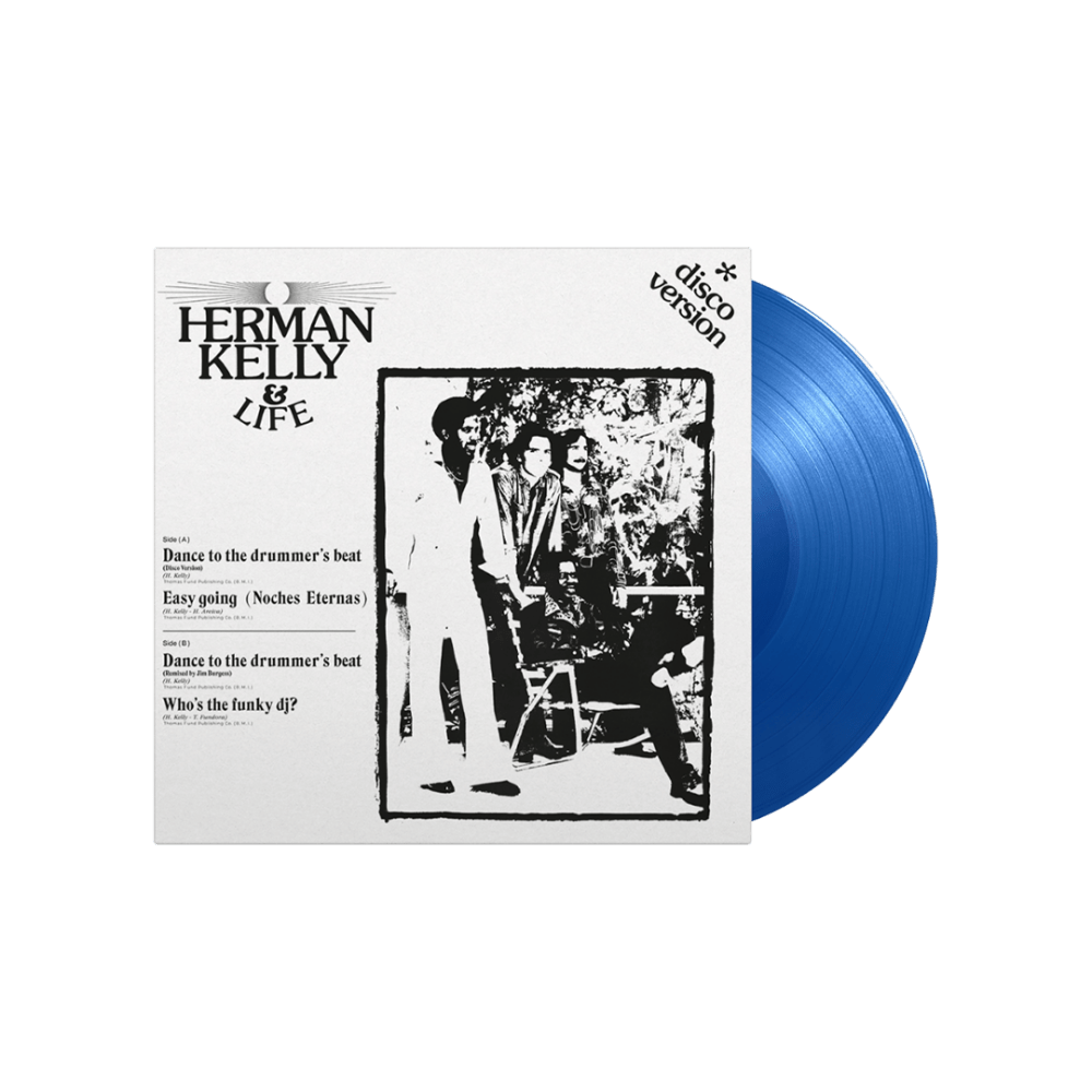 Dance To The Drummer's Beat RSD 2024 Translucent Blue 12 Inch Vinyl by Herman Kelly & Life