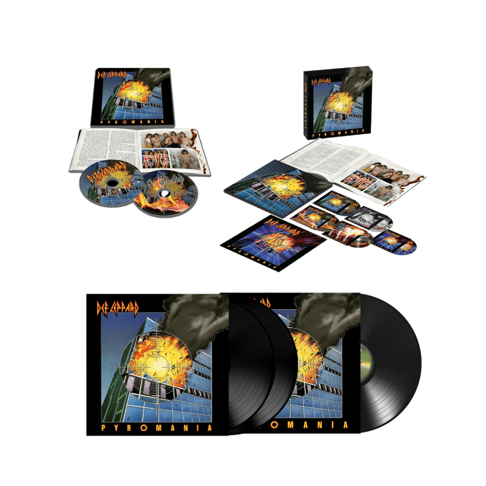Pyromania Half Speed Master + Double Vinyl + 2CD + 4CD/Blu-Ray by Def Leppard