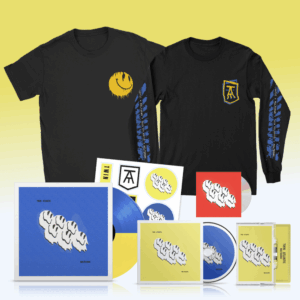 Meltdown CD (Signed) + Heavyweight Split Yellow + Blue Vinyl (Blue Cover) (Signed) with Sticker Sheet + Cassette + T-Shirt + Longsleeve [Inc Bonus CD] by Twin Atlantic