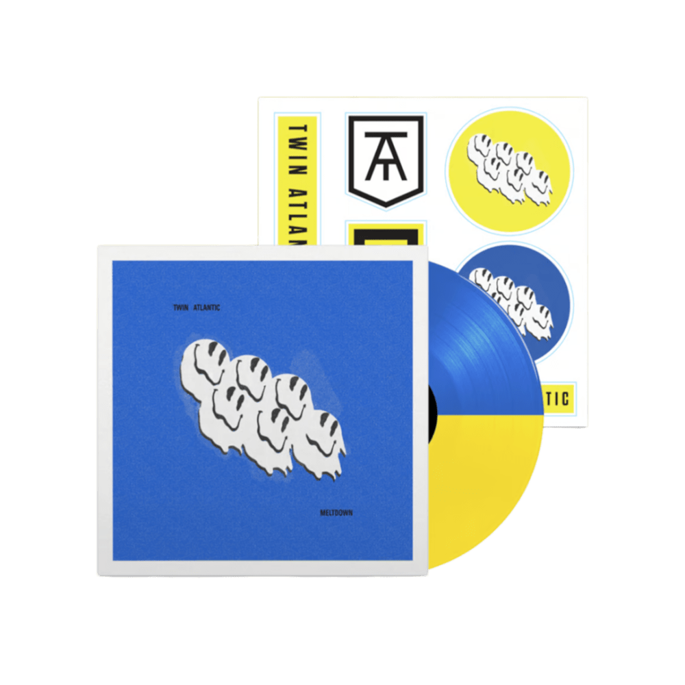 Meltdown - Heavyweight Split Yellow + Blue Vinyl Vinyl by Twin Atlantic