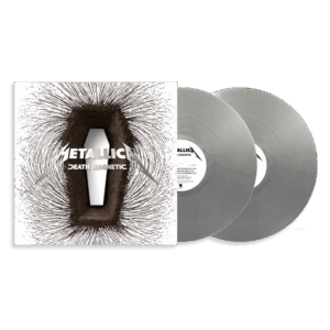 Death Magnetic Silver Double Vinyl by Metallica
