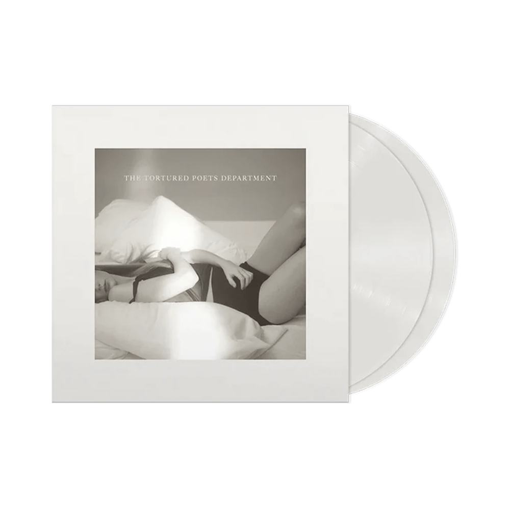 The Tortured Poets Department Ghosted White Double Vinyl by Taylor Swift