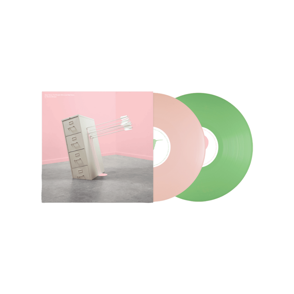 Good News For People Who Love Bad News Baby Pink & Spring Green Double Vinyl by Modest Mouse