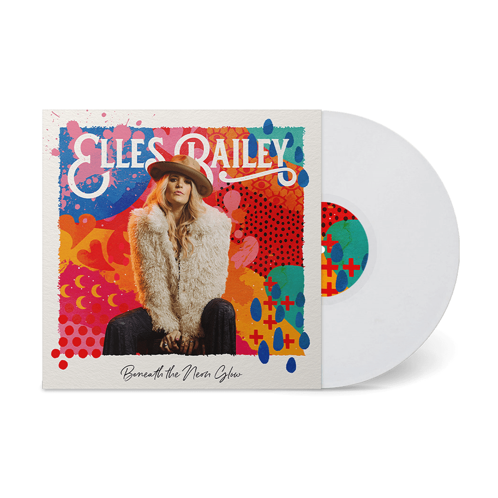 Beneath The Neon Glow White Vinyl by Elles Bailey