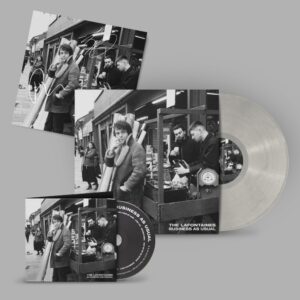 'Business As Usual' Pearl White Vinyl, CD + Signed Print by The LaFontaines