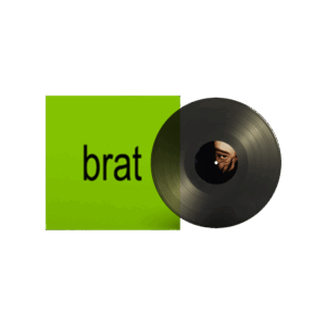 brat Translucent Black Vinyl by Charli XCX