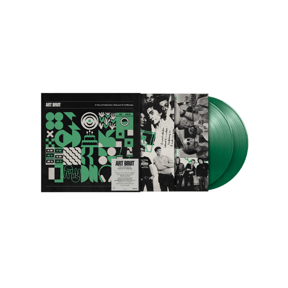 A Record Collection, Reduced To A Mixtape Green Double Vinyl by Art Brut