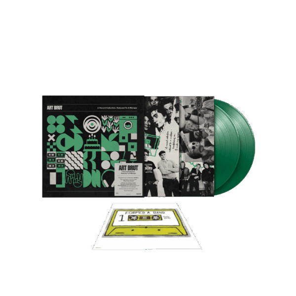 A Record Collection, Reduced To A Mixtape Signed Green Double Vinyl - Art Brut